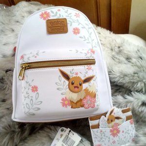Evee Loungefly NWT with card holder NWT